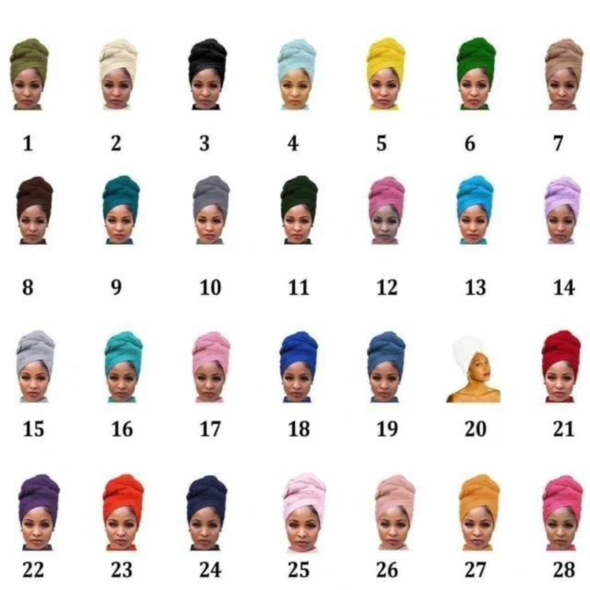 African Style Designer Hair Wrap