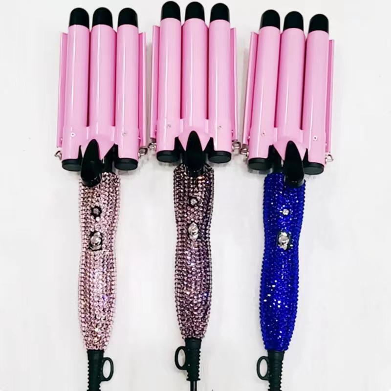 Diamond Triple Barrel Curling Iron